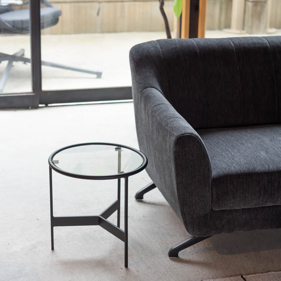 Eclipse Round Glass Coffee Table