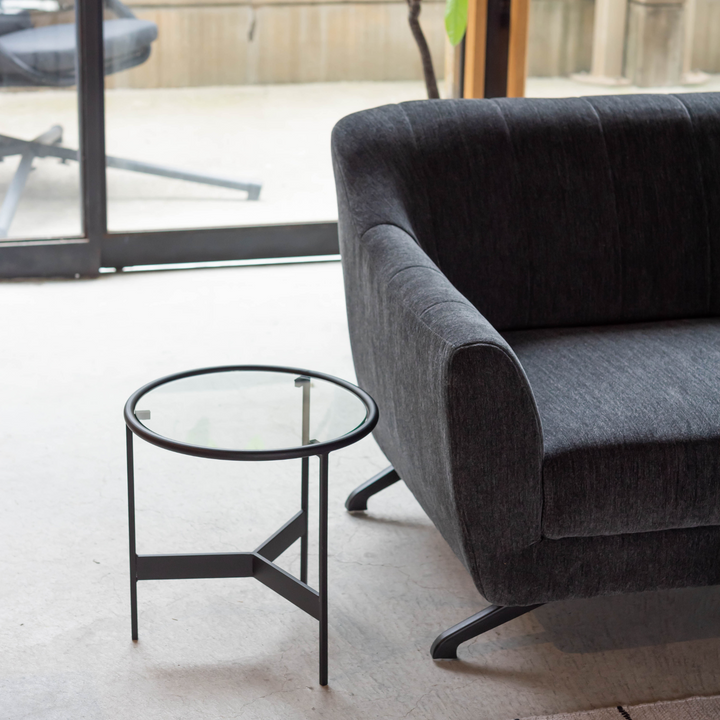 Eclipse Round Glass Coffee Table