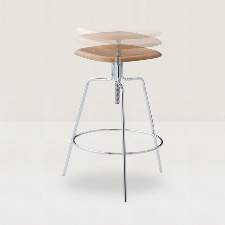 Steel Legs Counter Stool