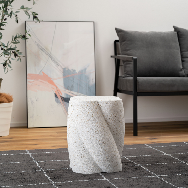Terrazzo Twist Side Table