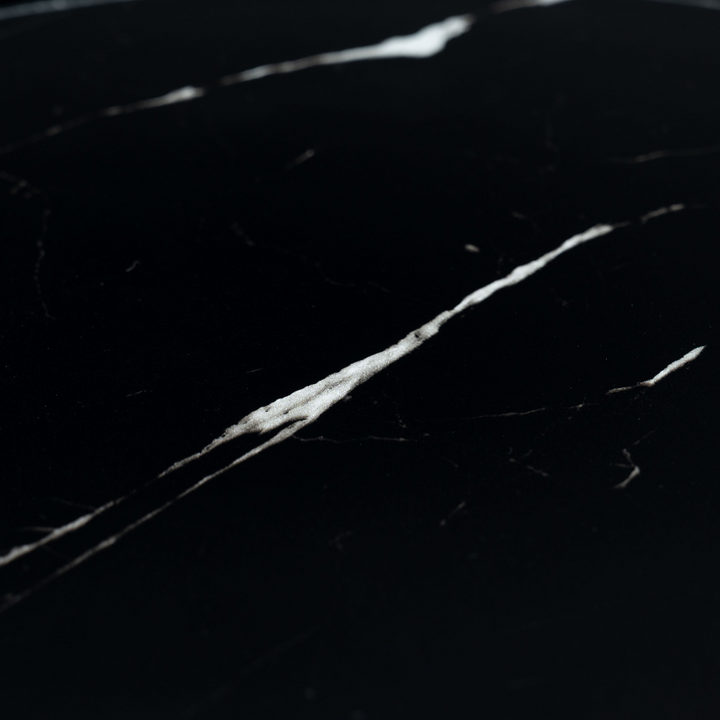 Black Marble Side Table