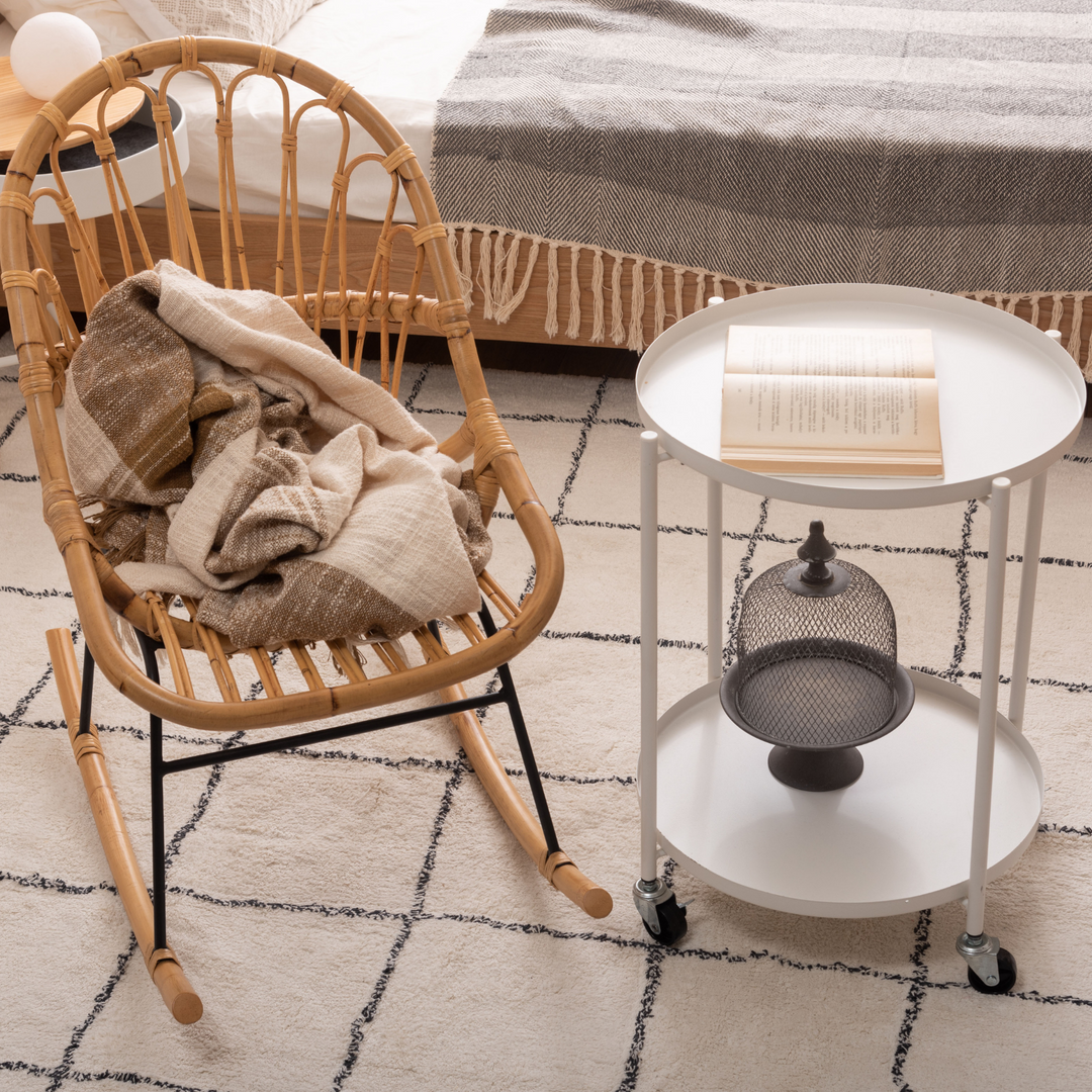 Dual-Tray Side Table