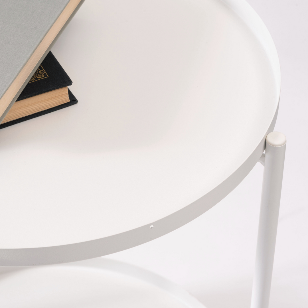 Dual-Tray Side Table