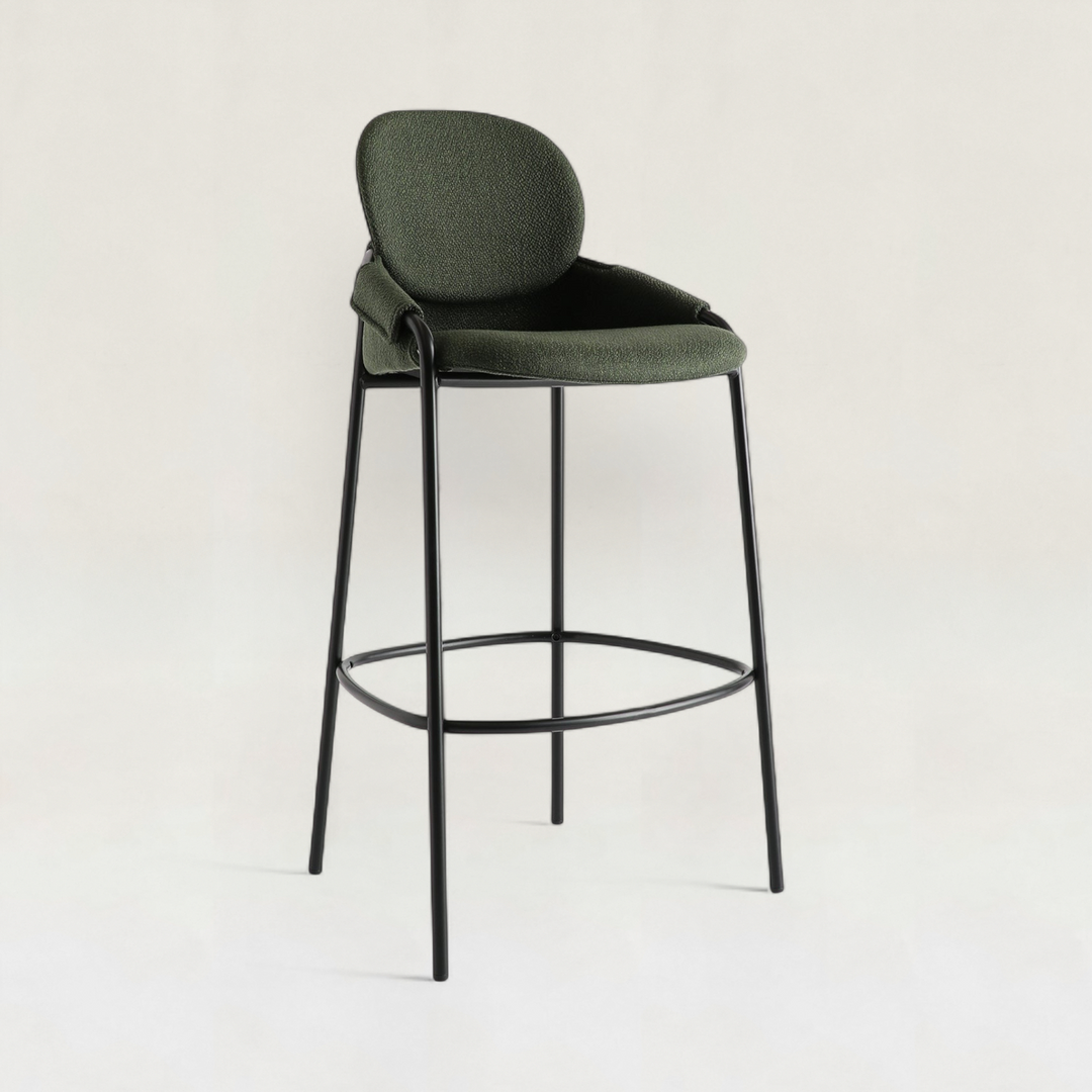 Mayuku Bar Stool / Moss Green