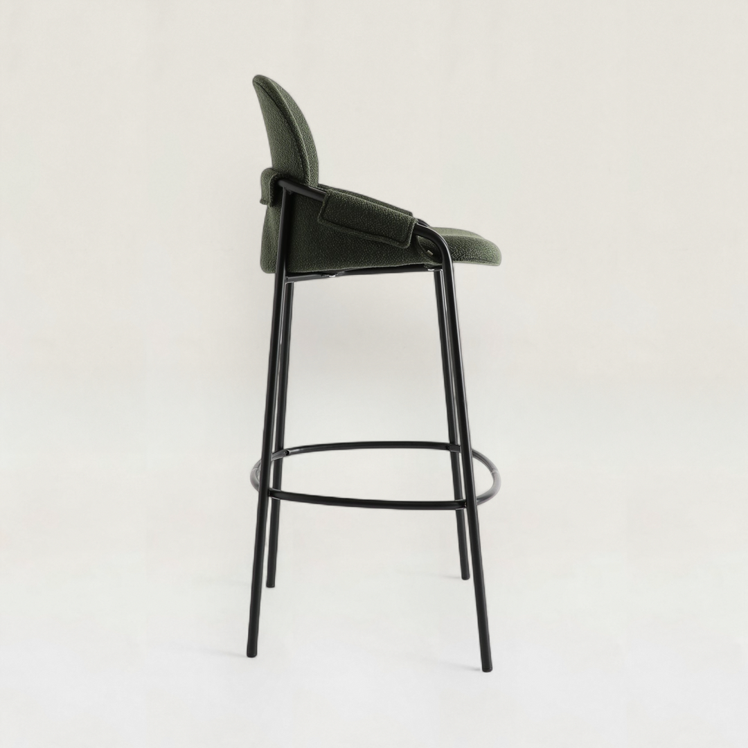 Mayuku Bar Stool / Moss Green