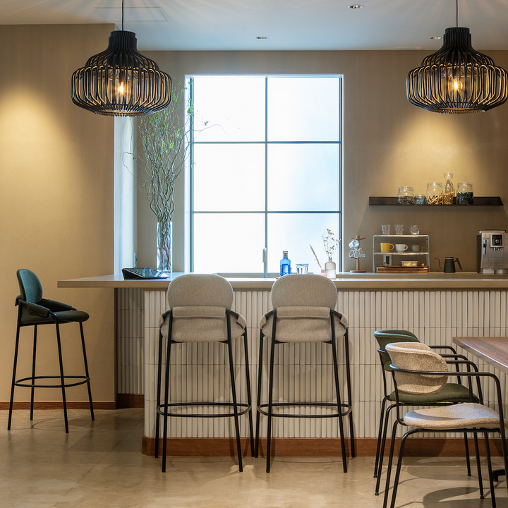 Mayuku Bar Stool / Moss Green