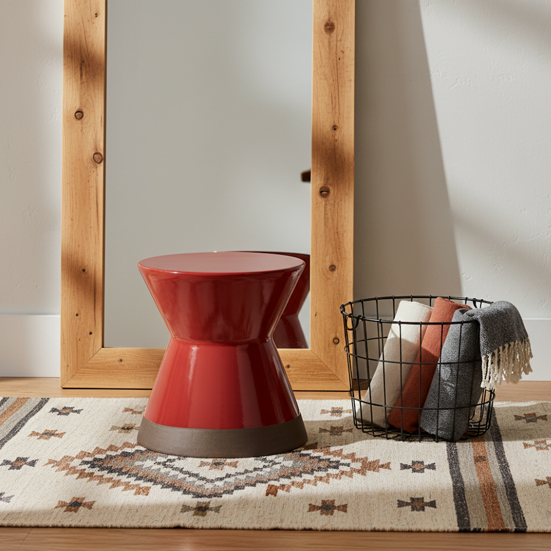 Mini Ceramic Side Stool