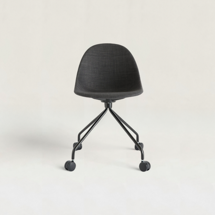 Kanoa Caster Chair / Dark Grey