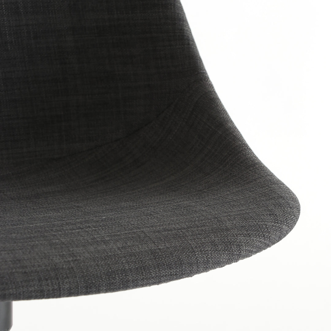 Kanoa Caster Chair / Dark Grey