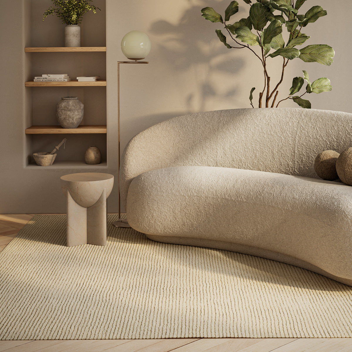 【Pon】RUGHAUS Cherie マルチサイズ ラグ 160×230 Hiba 160×230cm ラグ – RUGHAUS