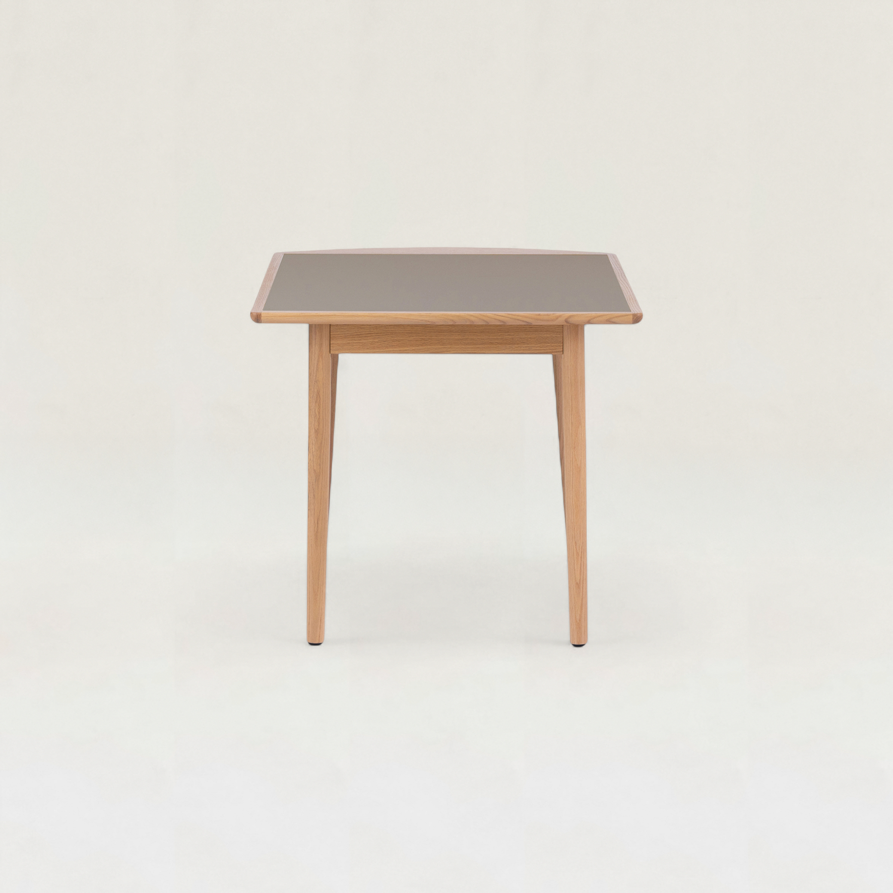 rughaus ダイニングテーブル 木製天板 イエロー脚
