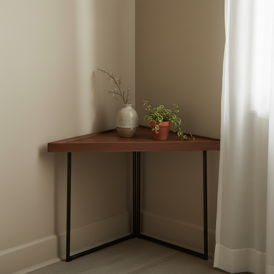 Nook Teak Corner Table