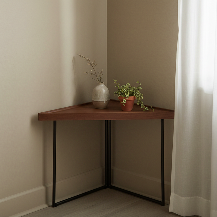 Nook Teak Corner Table