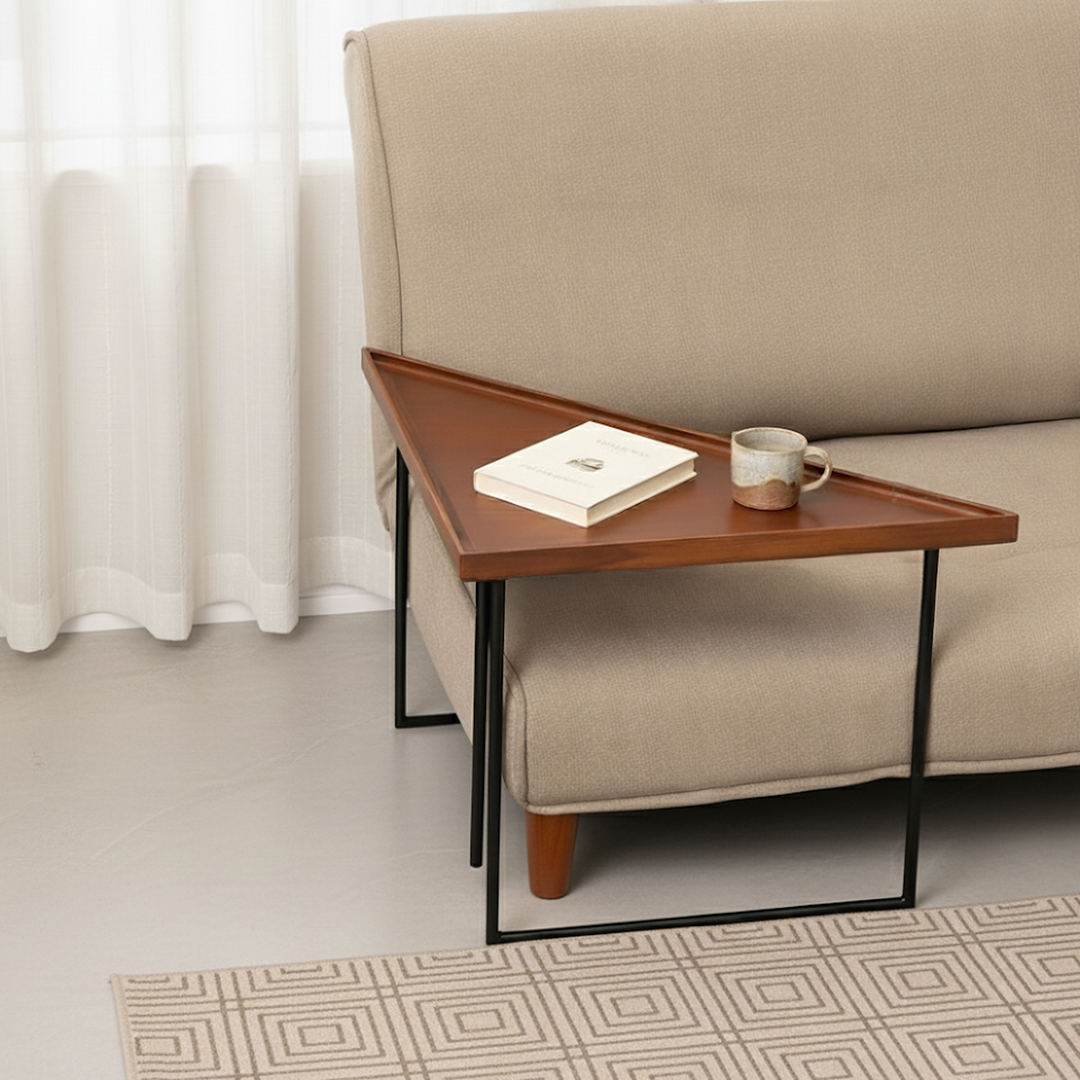 Nook Teak Corner Table