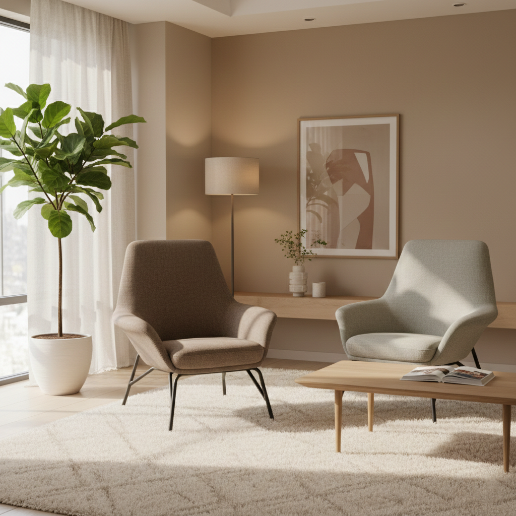 Roger Fabric Lounge Chair