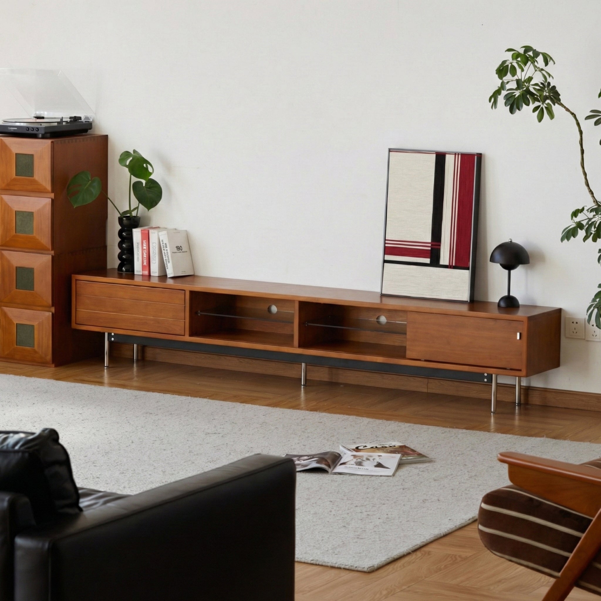 扉が移動できる 収納テレビボード – RUGHAUS