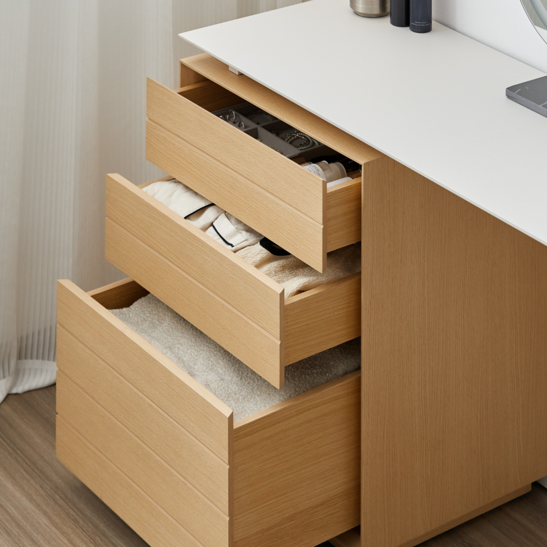 Moi Wood Dresser Three