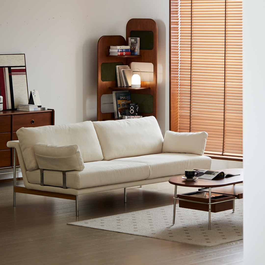 Bianca Wood Frame Sofa