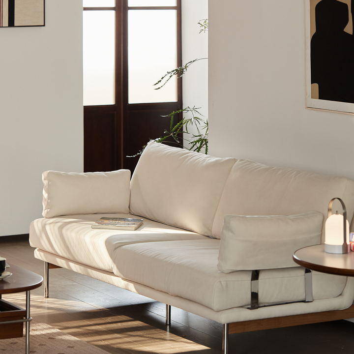 Bianca Wood Frame Sofa