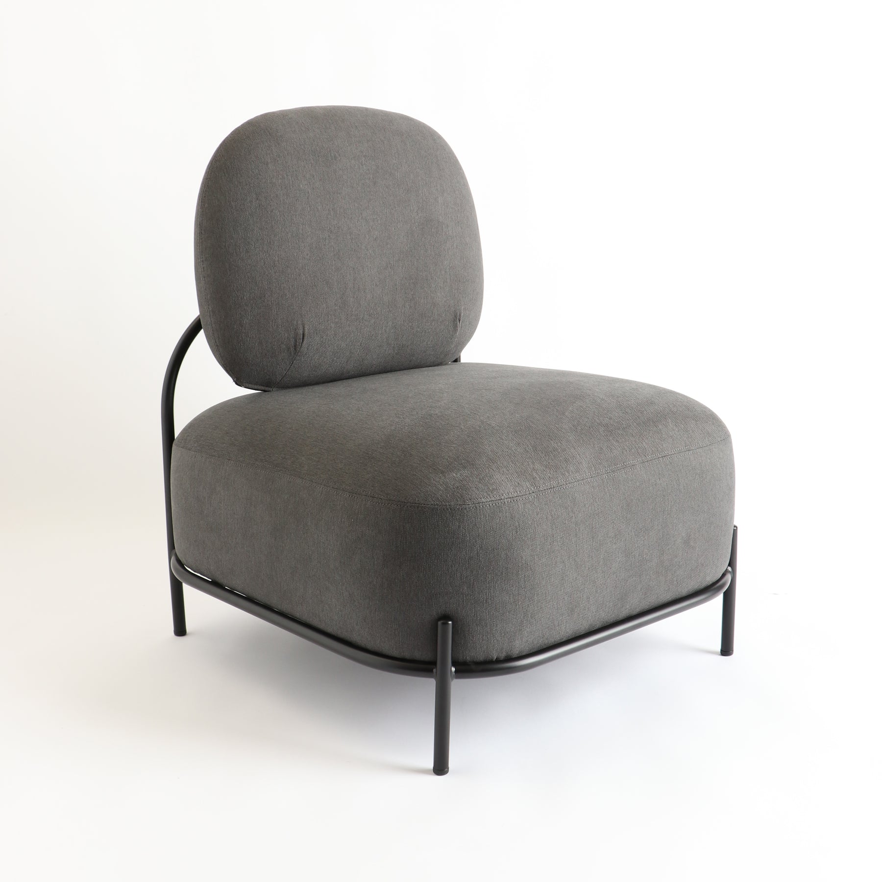 Polly Lounge Chair / Dark Gray – RUGHAUS
