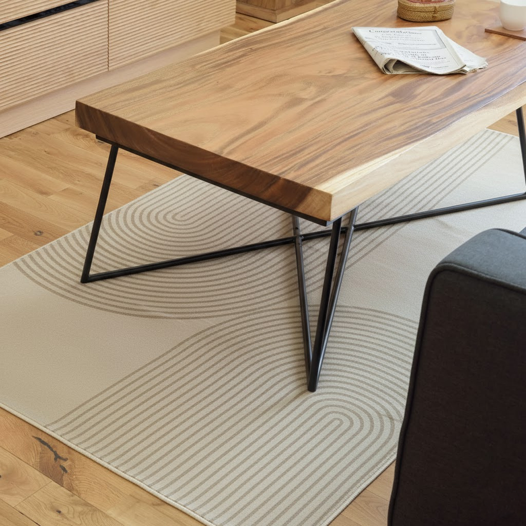 Natural Edge Teak Coffee Table