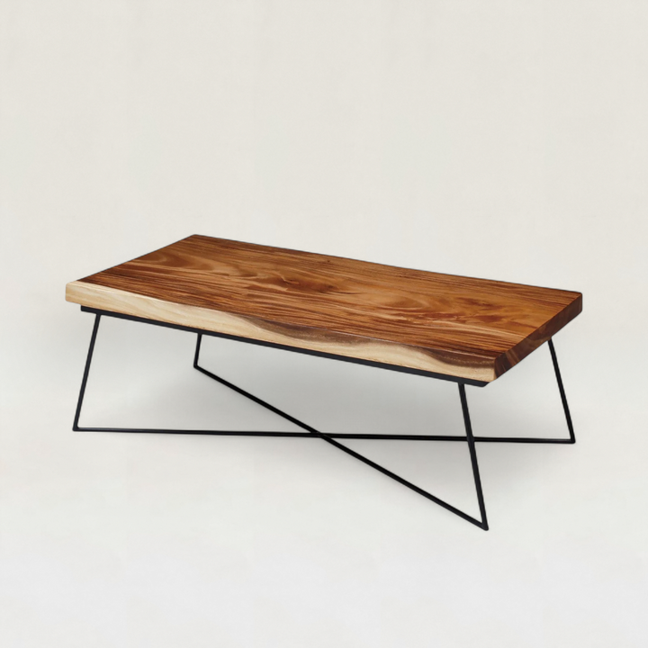 Natural Edge Teak Coffee Table