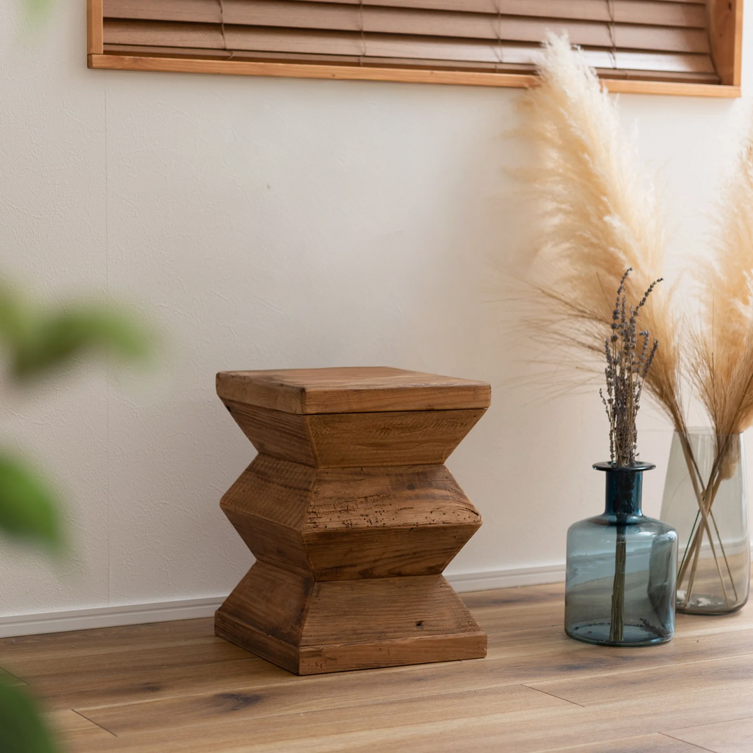 Rustic Pine Stool