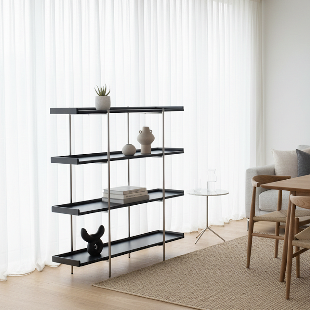 高めの棚ですっきり収納 オープンシェルフ – RUGHAUS 高めの棚ですっきり収納 オープンシェルフ – RUGHAUS