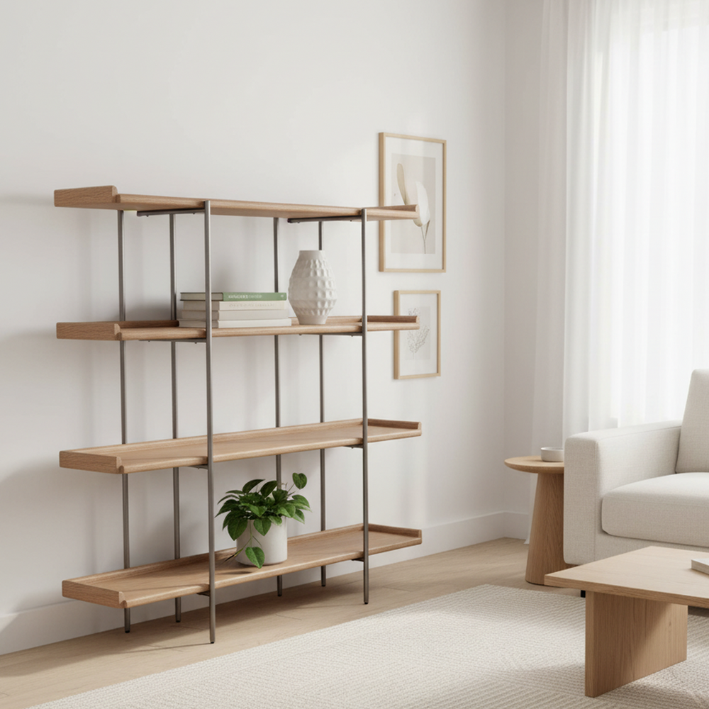 オープンシェルフ付きローテーブル オープンシェルフ – RUGHAUS