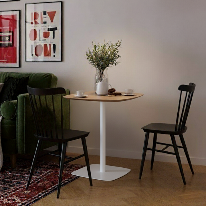 Steel-Leg Side Table