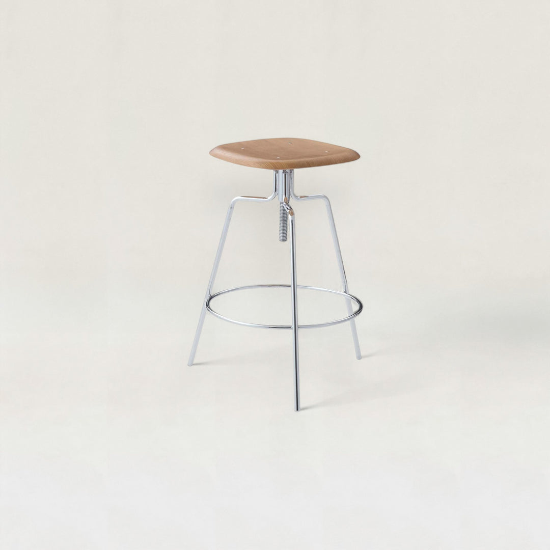 Steel Legs Counter Stool