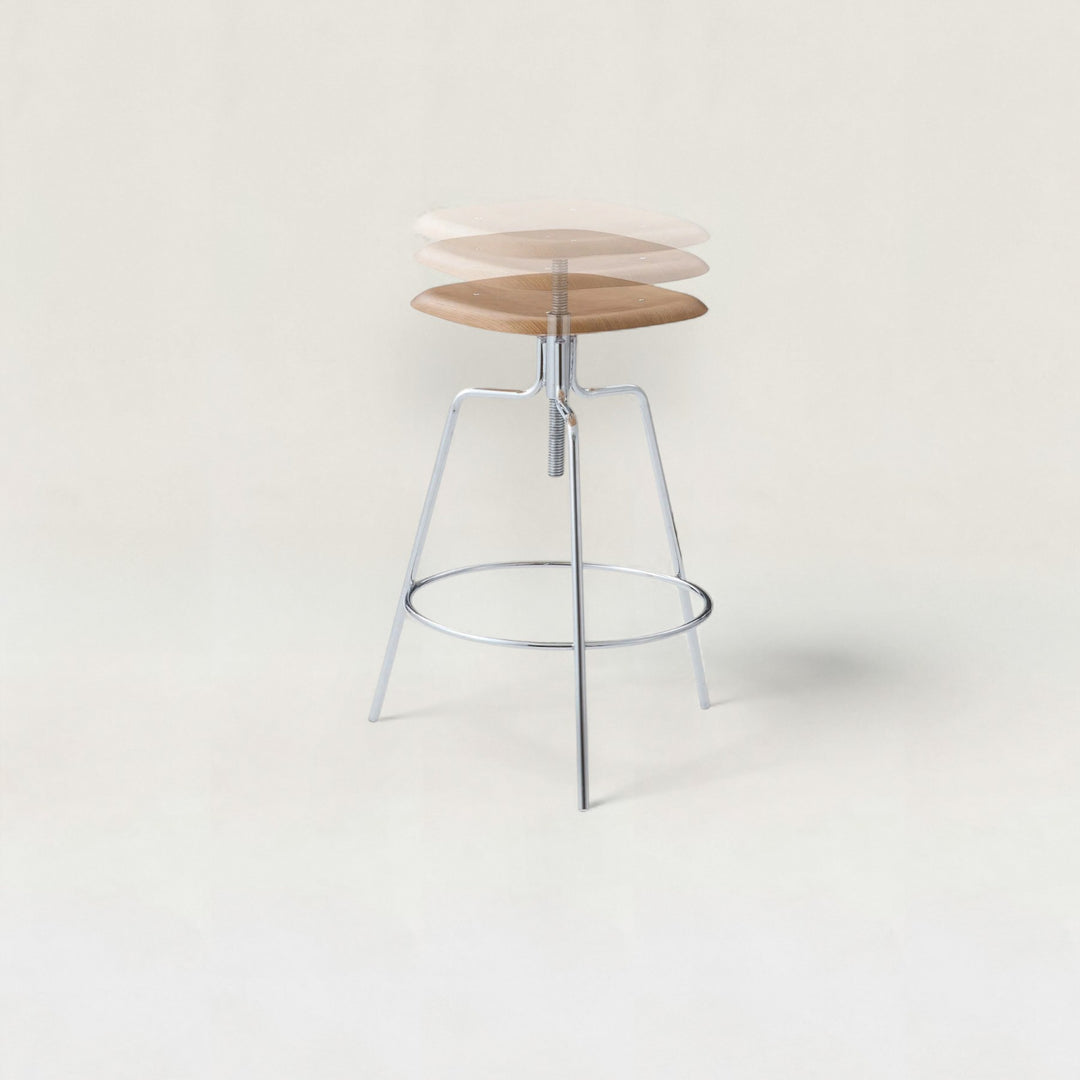 Steel Legs Counter Stool