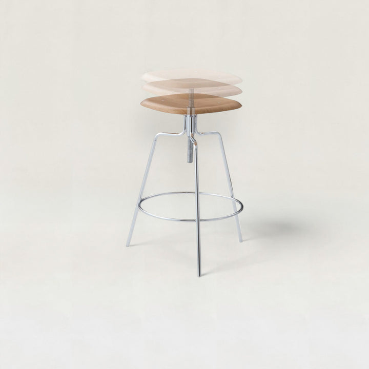 Steel Legs Counter Stool