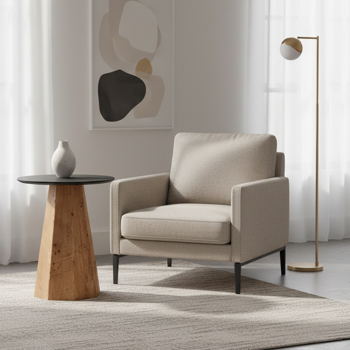 Two-Tone Oak Side Table