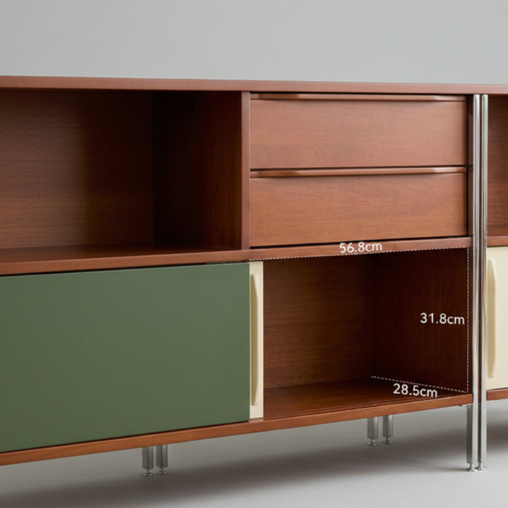 Wing Wood Side Cabinet