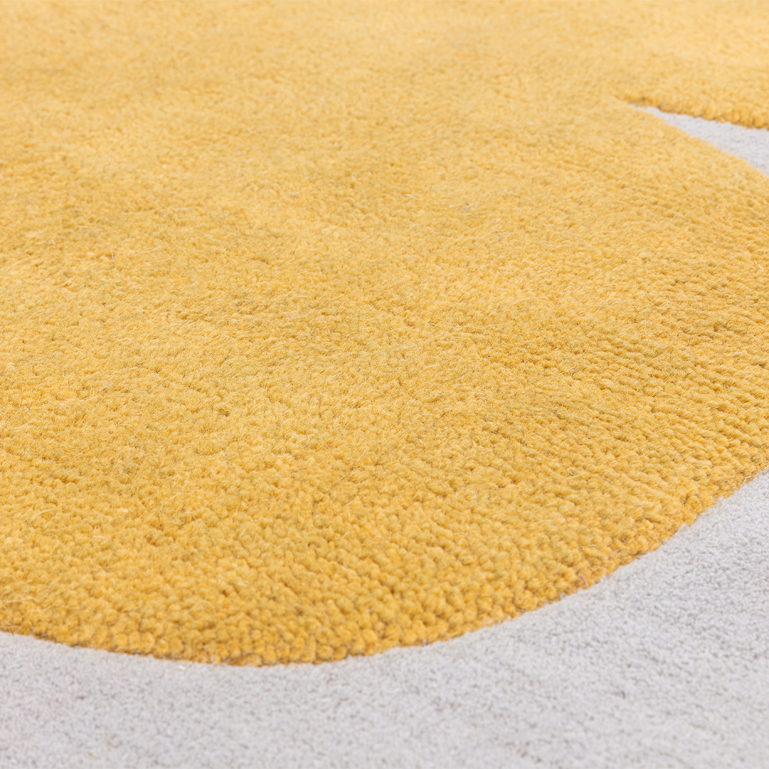Luna ラグ 160 × 230 cm（yellow）